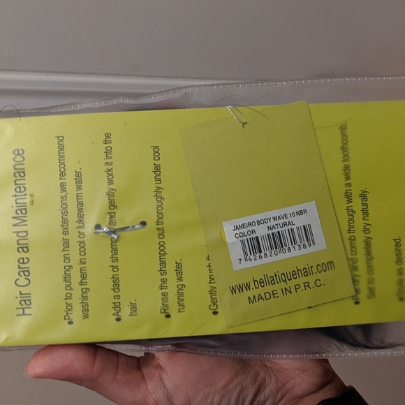 100% Virgin Brazilian Remy Natural 10" Body Wave - Picture 4 of 4